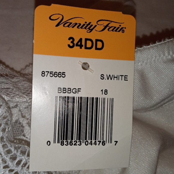 NWT Vanity Fair 34DD Soft White Bra - Picture 7 of 7